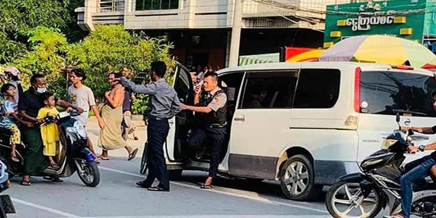 မန္တလေးမြို့ စိန်ပန်းရပ်တွင် အမျိုးသား ၂ ဦး ပစ်သတ်ခံရ
