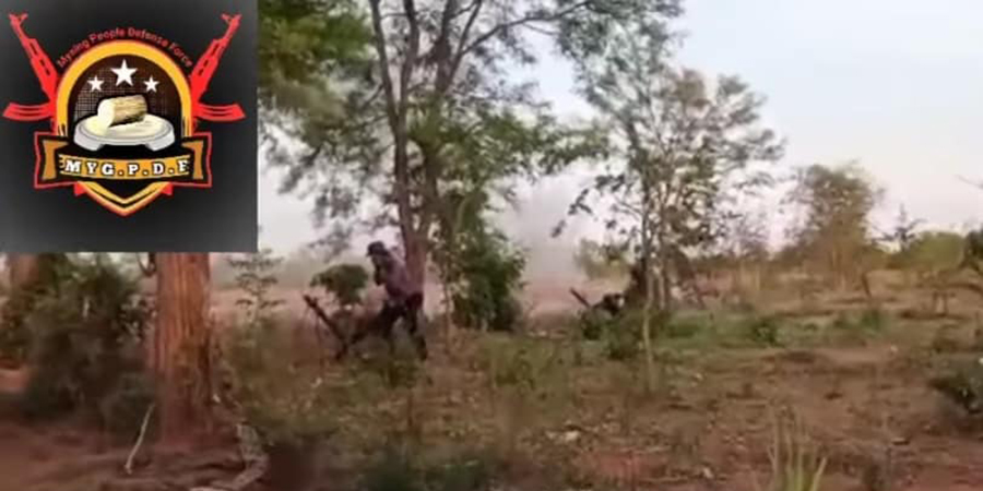 မြိုင်မြို့နယ်တွင် စစ်ကောင်စီတပ်ယာဉ်တန်း မိုင်းဆွဲတိုက်ခိုက်ခံရ