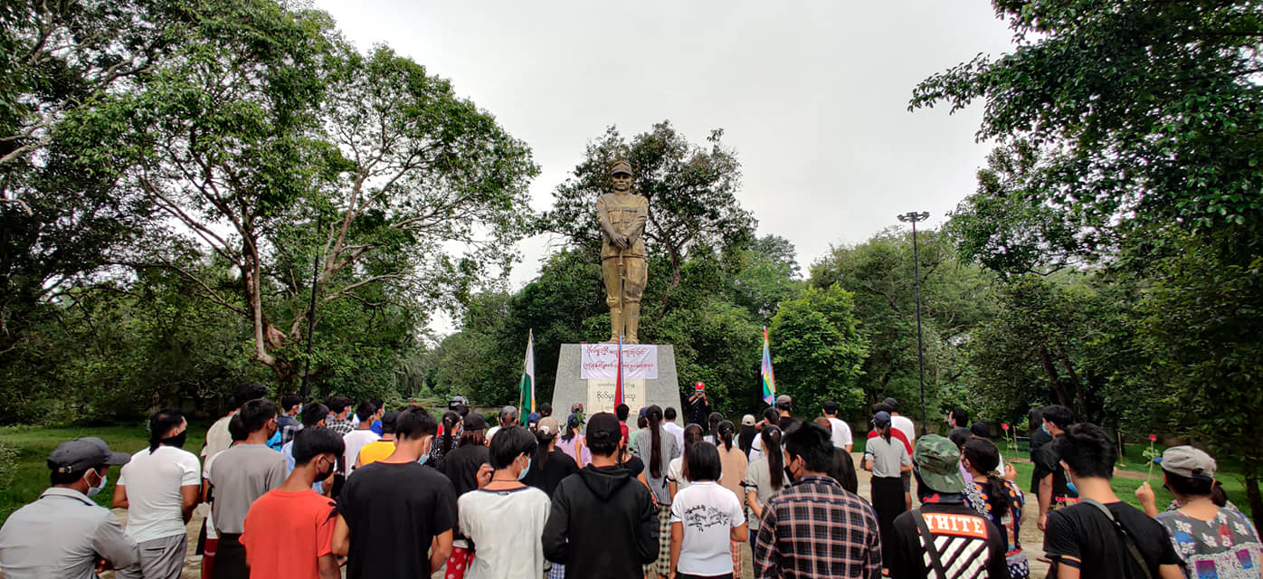 ဗိုလ်မှူးကြီးဗထူး ကျဆုံးခြင်း ၇၇ နှစ်မြောက် အောက်မေ့ဖွယ် အခမ်းအနား ဇာတိ လောင်းလုံးမြို့နယ်တွင် ကျင်းပ