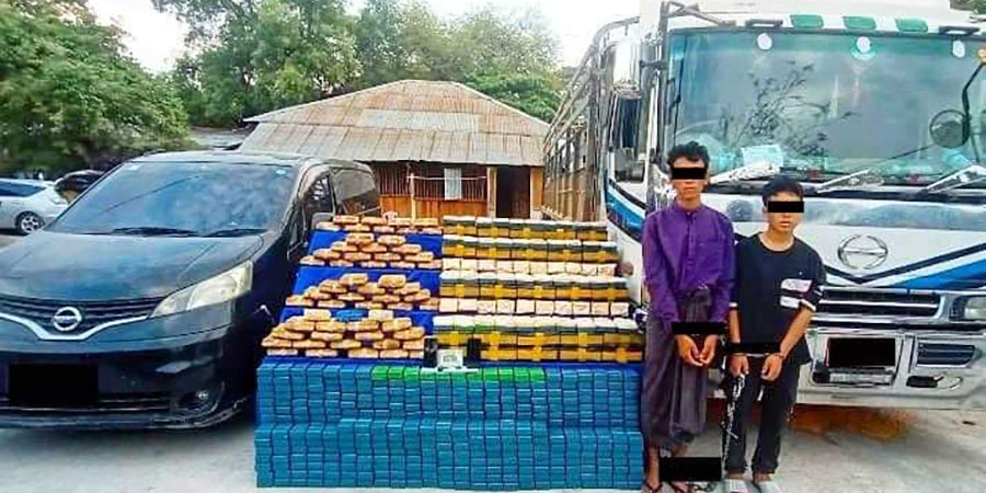 မန္တလေးတွင် ငွေကျပ်သိန်း ၉,၀၀၀ ကျော်တန်ဖိုးရှိ မူးယစ်ဆေးဝါးများ ဖမ်းဆီးရမိ