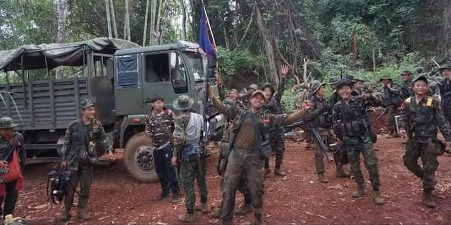 ဖရူဆိုတိုက်ပွဲတွင် ဒရုန်းပစ်လက်နက် အပါအဝင် လက်နက်ခဲယမ်းအချို့ ကရင်နီပူးပေါင်းတပ် သိမ်းဆည်းမိ