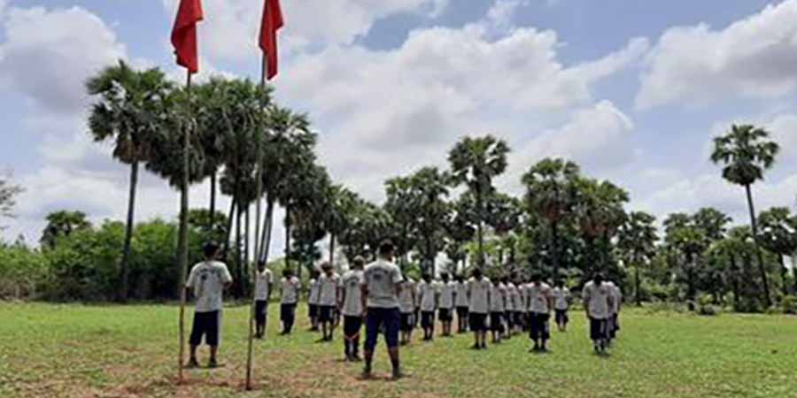 မြိုင်မြို့နယ်တွင် ဂဠုန်‌ပြောက်ကျားတပ်ဖွဲ့ တိုက်ခိုက်ရေးသင်တန်းဆင်းပွဲ ပြုလုပ် (ဓာတ်ပုံ)
