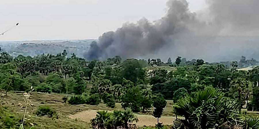 မကွေးတိုင်းနှင့် စစ်ကိုင်းတိုင်းရှိ ကျေးရွာများကို စစ်ကောင်စီတပ် ဆက်လက်မီးရှို့ဖျက်ဆီး
