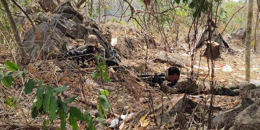 အလယ်ပိုင်းတိုင်း စနိုက်ပါအဖွဲ့က စစ်ကောင်စီတပ်ဖွဲ့ဝင် ၃၅ ဦးကို ရှင်းလင်းခဲ့ဟုဆို