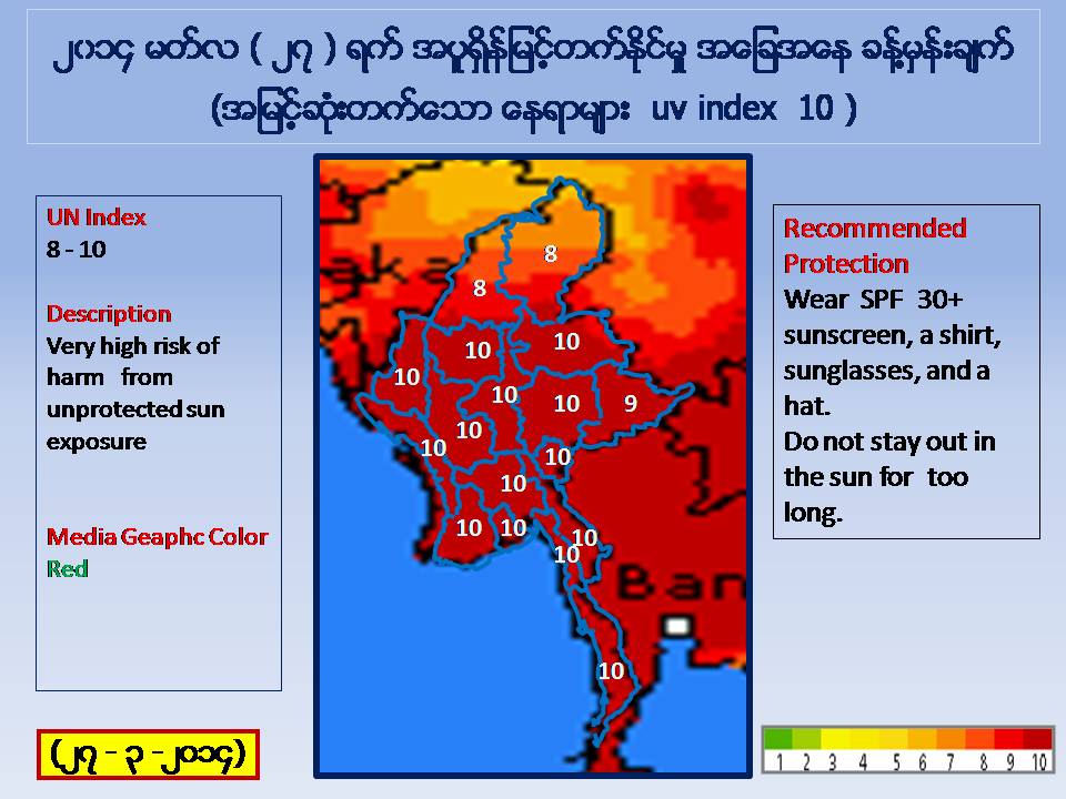မတ္ ၂၆ ရက္ေန႔ မုိးေလ၀သခန္႔မွန္းခ်က္ - ေဒါက္တာထြန္းလြင္