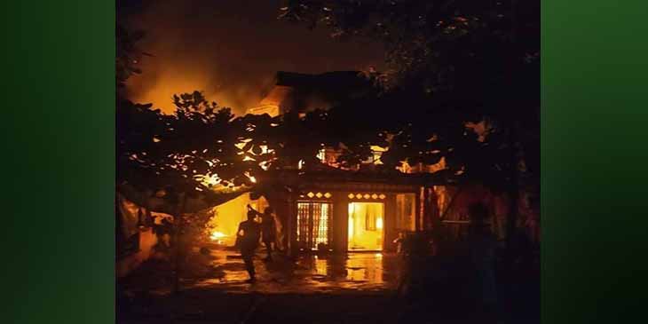 လောင်းလုံးတွင် စစ်ကောင်စီတပ်က နေအိမ်တလုံးကို မီးရှို့ပြီး ပြည်သူ ၄ ဦးကို ပစ်ခတ်