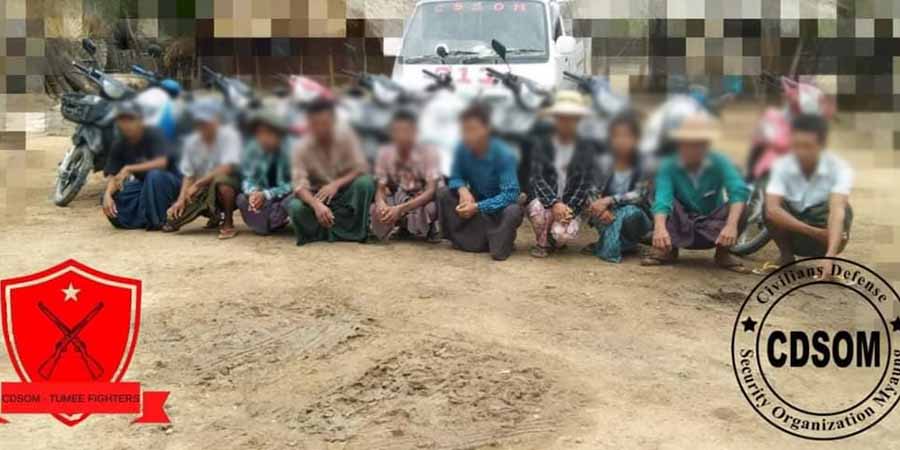 CDSOM က စစ်ကောင်စီတပ်မှ ပြန်လုယူခဲ့သည့် ဆိုင်ကယ်များကို ပြည်သူထံပြန်ပေးအပ်