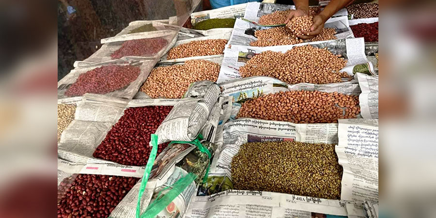 မန္တလေးဈေးကွက်တွင် မြေပဲဆန် ဈေးနှုန်း ပြန်ကျဆင်း