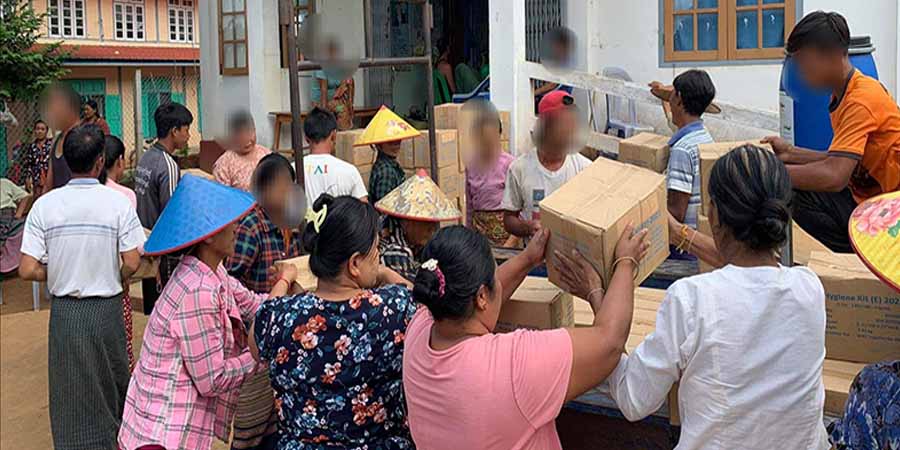 ကုလအေဂျင်စီများနှင့် ပအိုဝ်းလူမှုအဖွဲ့တို့ပူးပေါင်းပြီး ကရင်နီစစ်ဘေးရှောင်များကို ထောက်ပံ့