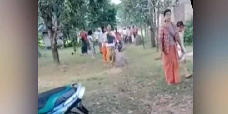 စစ်ကောင်စီတပ်ဝင်လာသဖြင့် ကလေးဒေသခံ ၁ သောင်းခန့် ထွက်ပြေးနေရ