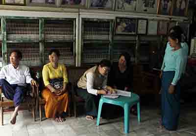 ရန္ကုန္ၿမိဳ႕မွာ သန္းေခါင္စာရင္း စတင္ေကာက္ယူ (ဓာတ္ပံု)