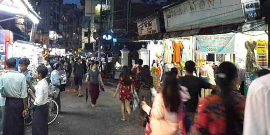 လှည်းတန်းဈေးတွင် ပစ်ခတ်မှုဖြစ်ပွား၊ အမျိုးသမီး ၁ ဦးသေဆုံးပြီး ၁ ဦးဒဏ်ရာရ