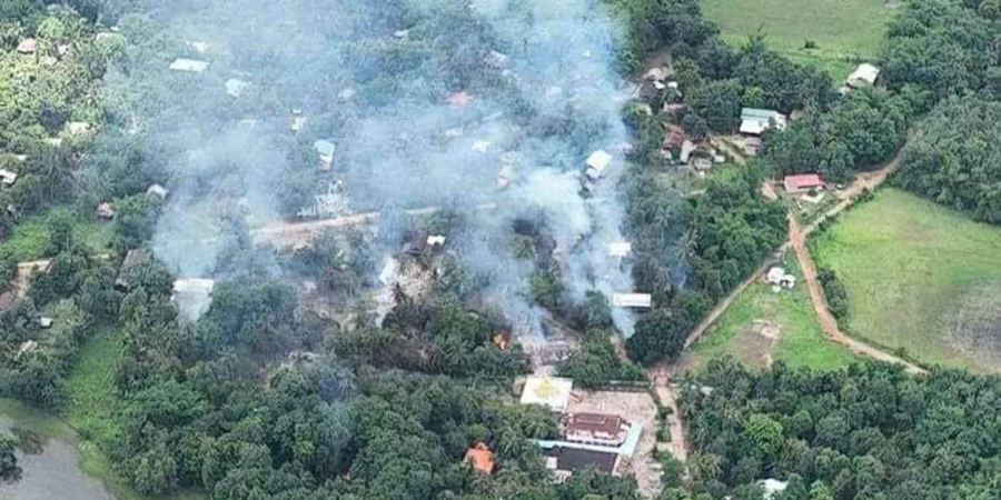 စစ်တပ်က ဘီးလင်းဒေသခံ ၂၂ ဦးကို လူသားဒိုင်းအဖြစ်ဖမ်းဆီး၊ သထုံတွင် ရဟန်းတပါး အပါအဝင် ၃ ဦး အသတ်ခံရ