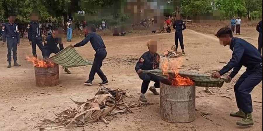 ကနီမြို့နယ်၌ NUG အစိုးရ၏ အခြေခံမီးသတ်သင်တန်း စတင်ဖွင့်လှစ်