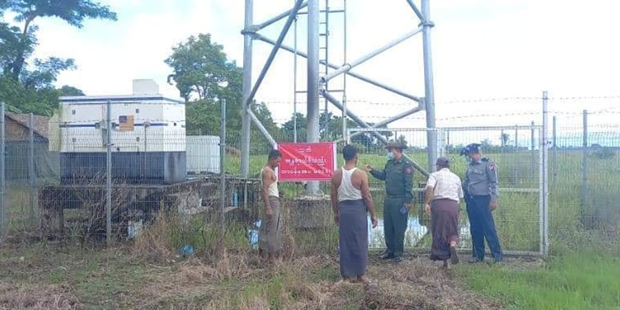 ပုသိမ်တွင် မိုင်တဲလ်တာဝါတိုင်ဖျက်ဆီးမှုဖြင့် ဒေသခံပြည်သူ ၃ ဦးကို ထောင်ဒဏ် ၁၀ နှစ်ချ