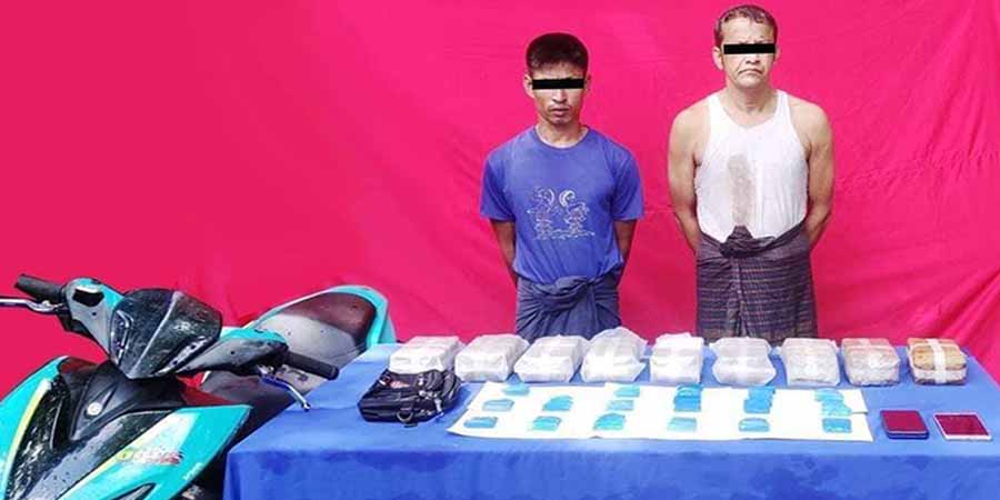 မောင်တောမြို့တွင် စိတ်ကြွရူးသွပ်ဆေးပြား သိန်း ၁၇၀၀ ကျော်ဖိုး ဖမ်းမိ