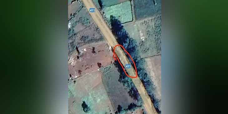 ပင်းတယမြို့နယ်ဦးစီးမှူးပါလာသည့် စစ်ယာဥ်တန်း မိုင်းဆွဲခံရ၊ စစ်ကားနှစ်စီးပျက်စီး