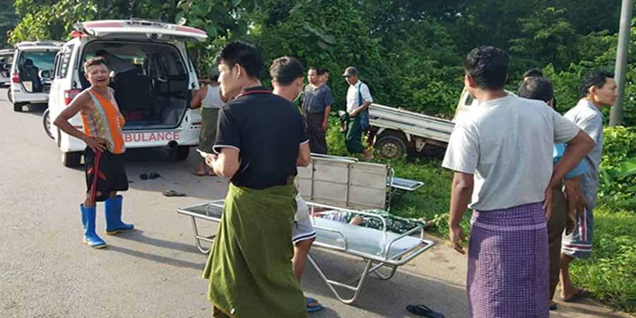 ဘီးလင်းတွင် ဟိုက်ဂျက်ကား တိမ်းမှောက်၊  ၅ ဦး သေဆုံးပြီး ၆ ဦး ပြင်းထန်ဒဏ်ရာရ