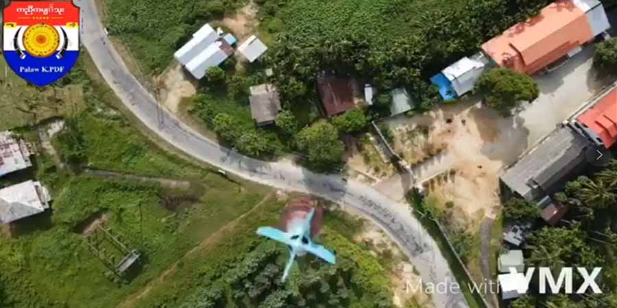 ပုလောတွင် ပြည်သူ့ကာကွယ်ရေး မဟာမိတ်တပ်ဖွဲ့များ စစ်ကောင်စီကို ဒရုန်းဖြင့်တိုက်ခိုက်