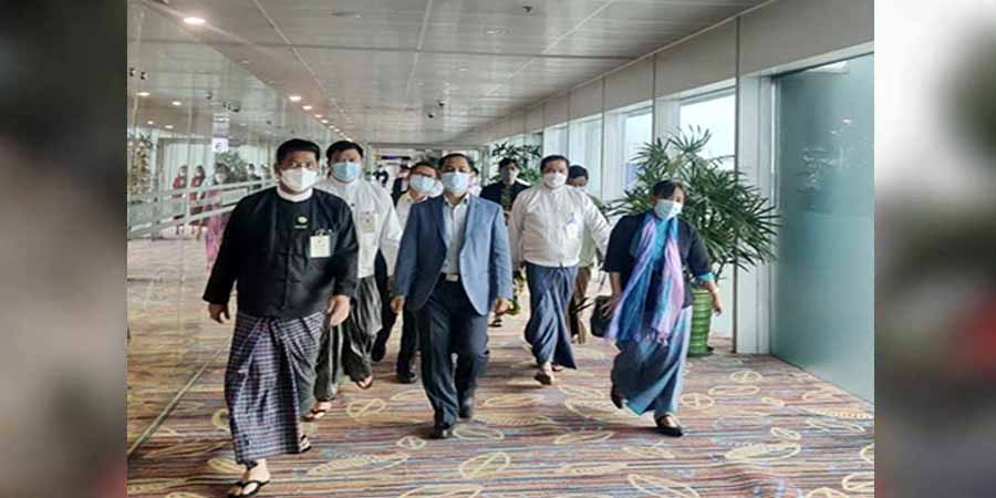 ICJ တရားရုံးအမိန့် ကြားနာပွဲ တက်ရန် စစ်ကောင်စီကိုယ်စားလှယ်အဖွဲ့ နယ်သာလန်ရောက်
