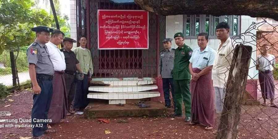 သံဖြူဇရပ်တွင် NLD ပါတီ အလုပ်အမှုဆောင် နေအိမ်အပါအဝင် နေအိမ် ၃ လုံး ချိပ်ပိတ်ခံရ