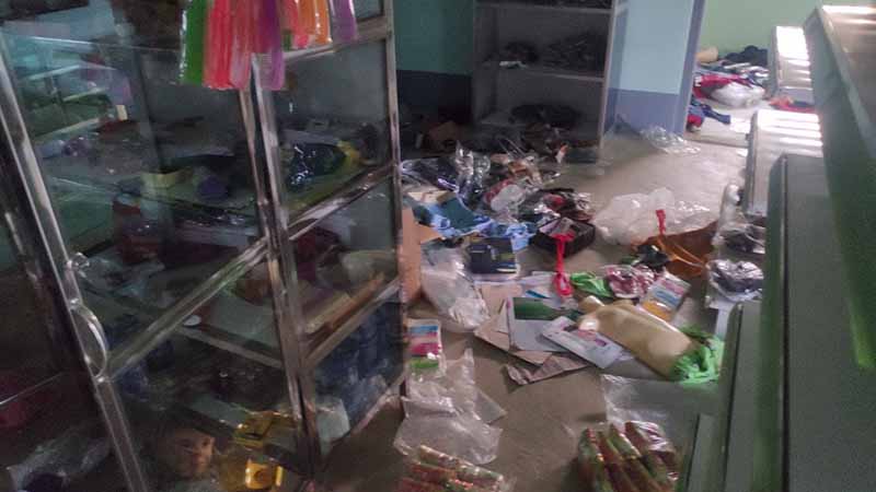 ယင်းမာပင်မြို့နယ်၌ စစ်တပ်က ရွာသားများကိုဖမ်းဆီး၊  ပြည်သူပိုင်ပစ္စည်းများကို အဓမ္မယူဆောင်