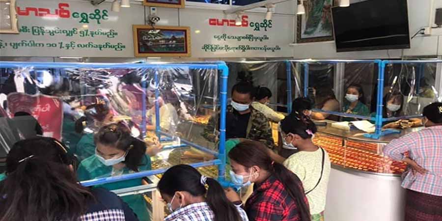 မန္တလေးမြို့ ပြည်ကြီးတံခွန်မြို့နယ်ရှိ ရွှေဆိုင်တခု ဓားပြတိုက်ခံရ