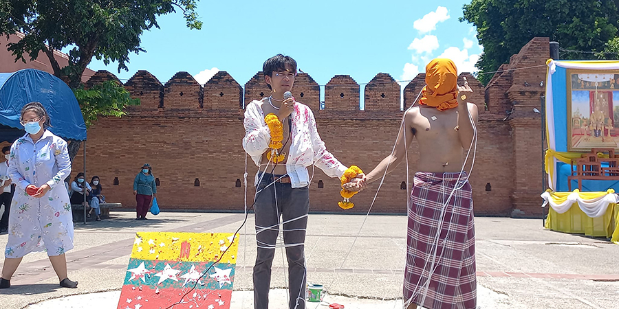 “ကြယ်တွေကြွေနေတယ်' သရုပ်ဖော် အနုပညာလှုပ်ရှားမှု ချင်းမိုင်မြို့တွင် ပြုလုပ်