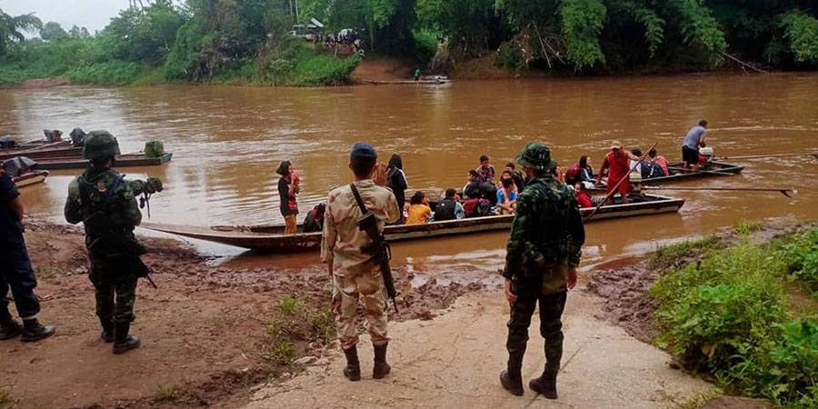 ဥကရစ်ထ စစ်ဘေးရှောင်ပြည်သူ ၁၀၀ ကျော် နေရပ်ပြန်
