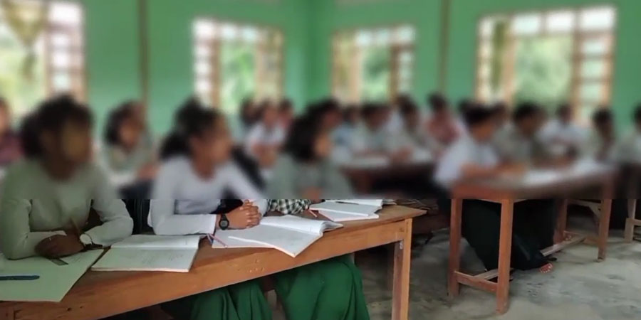 ယောဒေသတွင် ပြည်သူ့ပညာရေးအစီအစဉ်ဖြင့် KG မှ အထက်တန်းထိ ပညာသင်ကြားပေးနေ