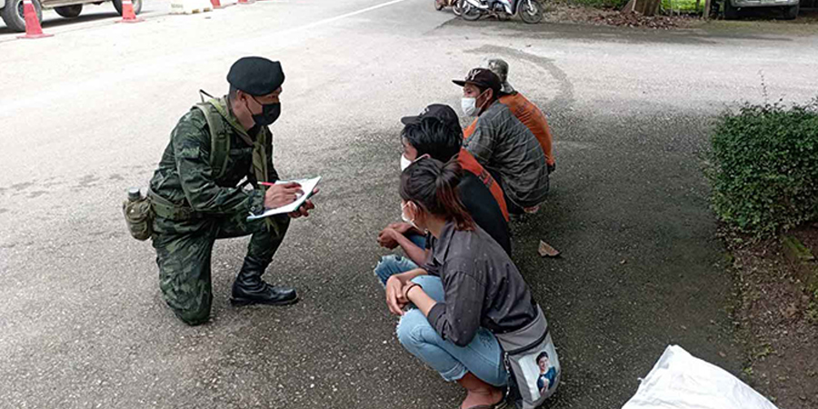ထိုင်းဘက် တရားမဝင် ဝင်ရောက်လာသူ မြန်မာ ၂၁ ဦး ဖမ်းဆီးခံရ