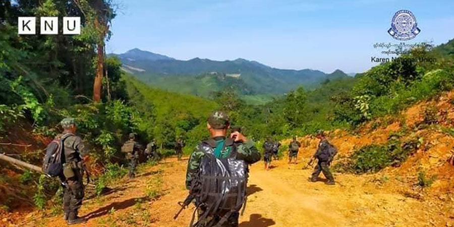 ဝင်းတာပန်စခန်းကို KNU လာတိုက်လျှင် ကျေးရွာထဲပစ်ခတ်မည်ဟု စစ်ကောင်စီ ခြိမ်းခြောက်