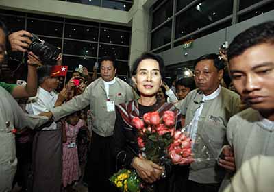 ေဒၚေအာင္ဆန္းစုၾကည္ ဂ်ာမဏီ၊ ျပင္သစ္ ခရီးစဥ္စတင္ 