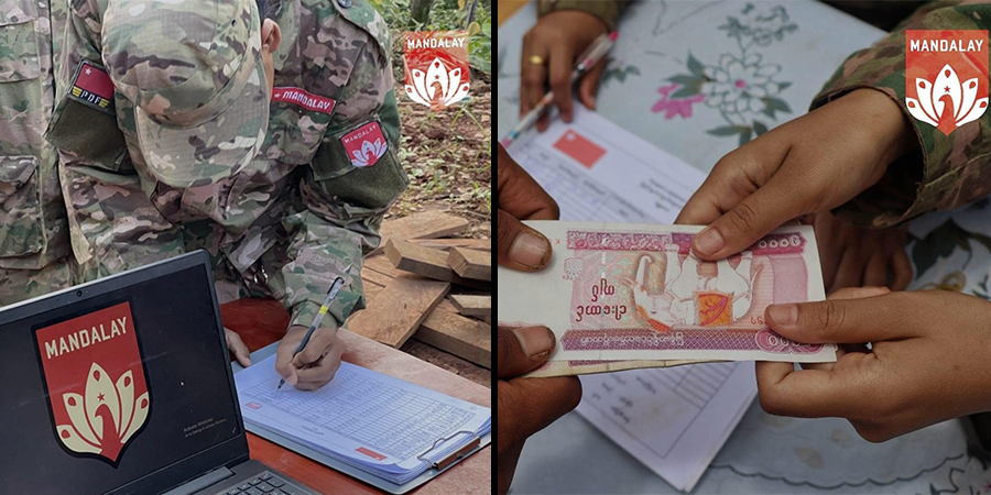ပြည်သူ့လှူဒါန်းငွေဖြင့် မန္တလေး PDF ရဲဘော်များအား ကျပ် ၁ သောင်းနှုန်း ထောက်ပံ့