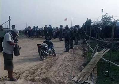 ရွမ္းျပည္ေျမာက္ပိုင္း တိုက္ပဲြမ်ားေၾကာင့္ နမ့္ခမ္းႏွင့္ တရုတ္နယ္စပ္သို႔ ရြာသားမ်ား ထြက္ေျပးတိမ္းေရွာင္