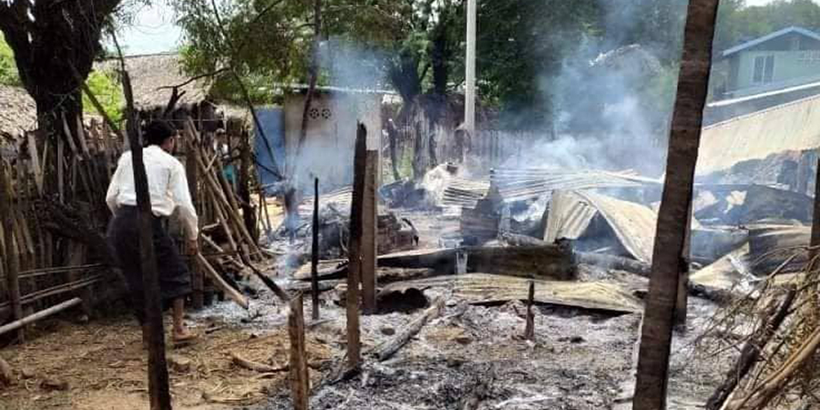 မြိုင်မြို့နယ်၌ ဒေသခံပြည်သူ ၁၄၀ ကျော်ကို စစ်ကောင်စီတပ်က ဖမ်ဆီး၊ နေအိမ် ၁၀၀ ခန့်ကို မီးရှို့ဖျက်ဆီး