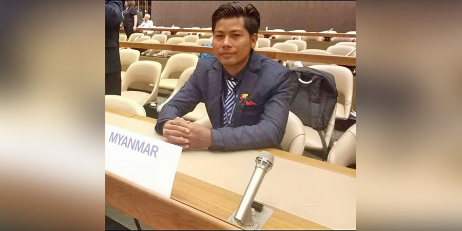 အလုပ်သမားအဖွဲ့ချုပ်ခေါင်းဆောင် ကိုသက်နှင်းအောင်ကို ၁၇(၁) ပုဒ်မဖြင့် ရုံးထုတ်