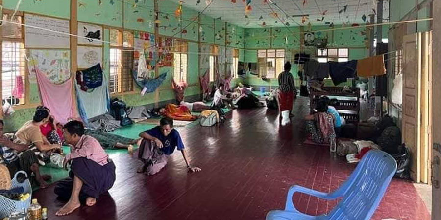 ဆယ်ဇင်းစစ်ဘေးရှောင်ပြည်သူများ စားဝတ်နေရေးခက်ခဲနေ