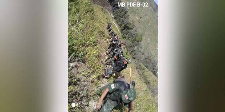 ဖရူဆိုမြို့ တိုက်ပွဲအတွင်း စစ်ကောင်စီတပ်သား ၂ ဦးသေ  PDF ရဲဘော် ၁ ကျဆုံး
