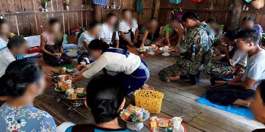 ရှမ်းမြောက်ဒေသတွင် ကျဆုံးခဲ့သည့် PDF ရဲဘော် ၂ ဦးအတွက် ကုသိုလ်ကောင်းမှုပြုလုပ်