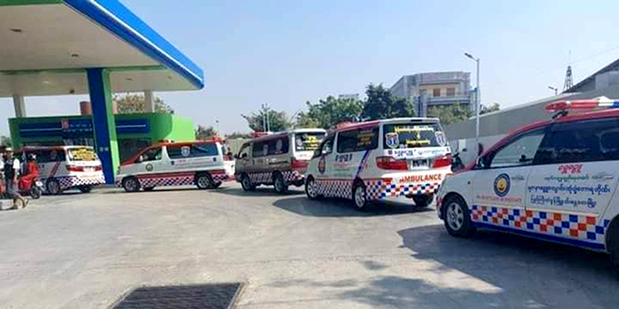 စက်သုံးဆီဈေးမြင့်တက်ပြီး ဝယ်မရသဖြင့် မန္တလေးက လူမှုကူညီရေးအသင်းအချို့ ရပ်နားထားရ