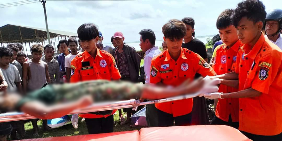 ပုဏ္ဏားကျွန်းတွင် ယာဉ်တိုက်မှုဖြစ်၊ ၁ ဦးသေဆုံးပြီး ၃ ဦး ဒဏ်ရာရ