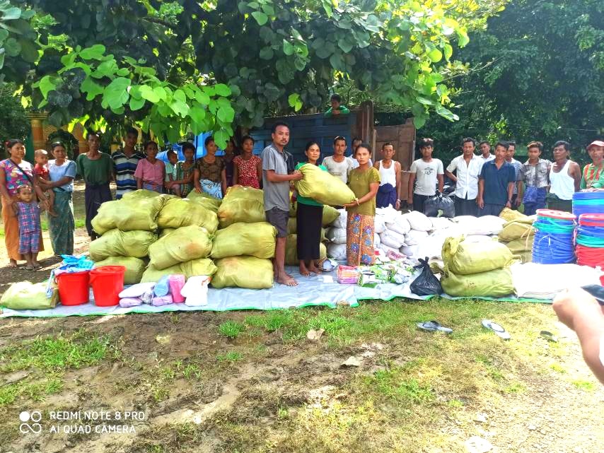 ရခိုင်စစ်ဘေးဒုက္ခသည် ၅၀၀ ကျော် အကူအညီ လိုအပ်နေ