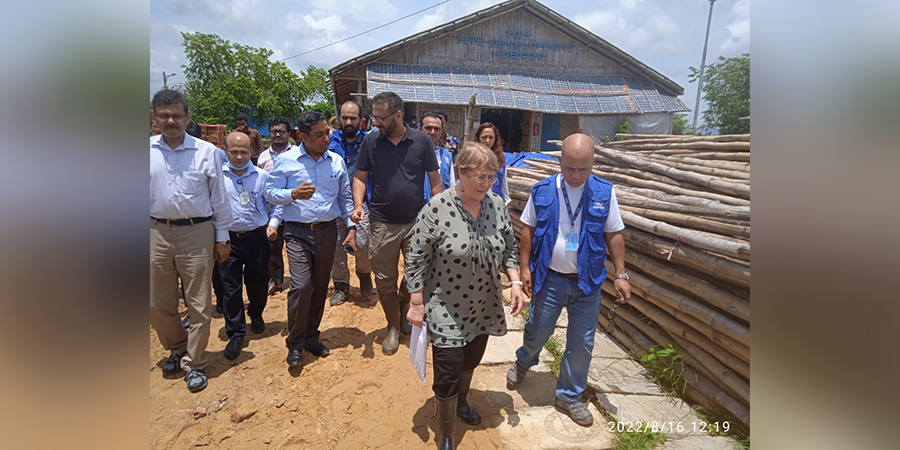 ကုလသမဂ္ဂလူ့အခွင့်အရေးမဟာမင်းကြီး ဘင်္ဂလားဒေ့ရှ်နယ်စပ်ရှိ ရိုဟင်ဂျာများနှင့် တွေ့ဆုံ
