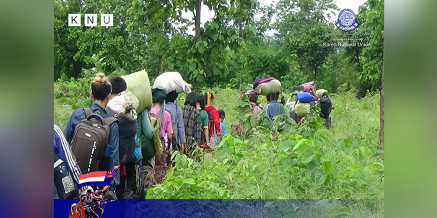 ကေအန်ယူထိန်းချုပ်နယ်မြေများတွင် စစ်ဘေးရှောင် သုံးသိန်းခွဲကျော်ရှိလာ
