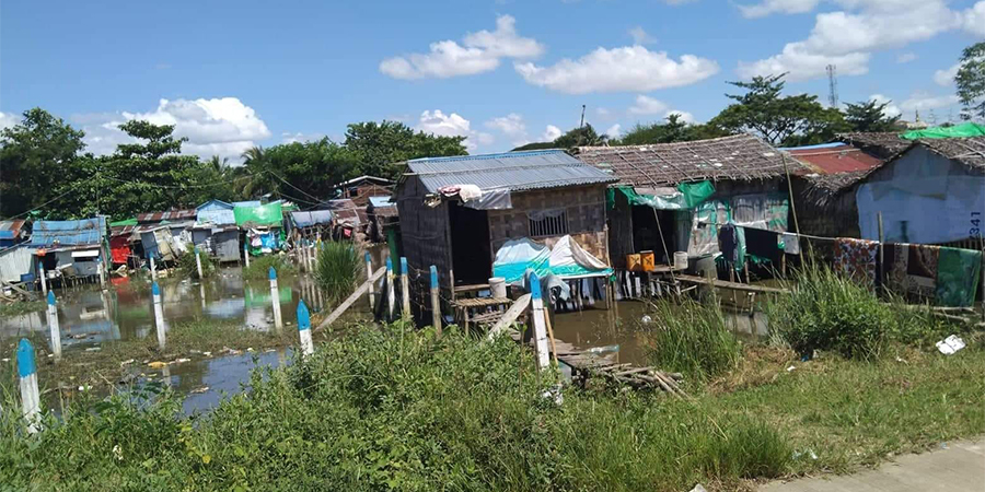 ကြည့်မြင်တိုင် စက်ဆန်းရပ်ကွက် ကျူးကျော်တဲတွင် ဗုံးပေါက်၊ အမျိုးသားတဦးသေဆုံး