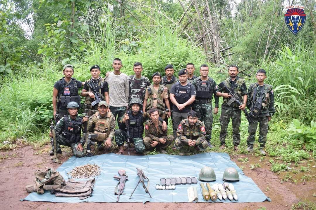 စစ်ကောင်စီတပ်နှင့် ကော်ဘရာစစ်ကြောင်း တိုက်ပွဲဖြစ်၊ စစ်ကောင်စီဘက်က ၆ ဦးသေ၊ စစ်သုံ့ပန်း ၂ ဦးအရှင်ဖမ်းမိ