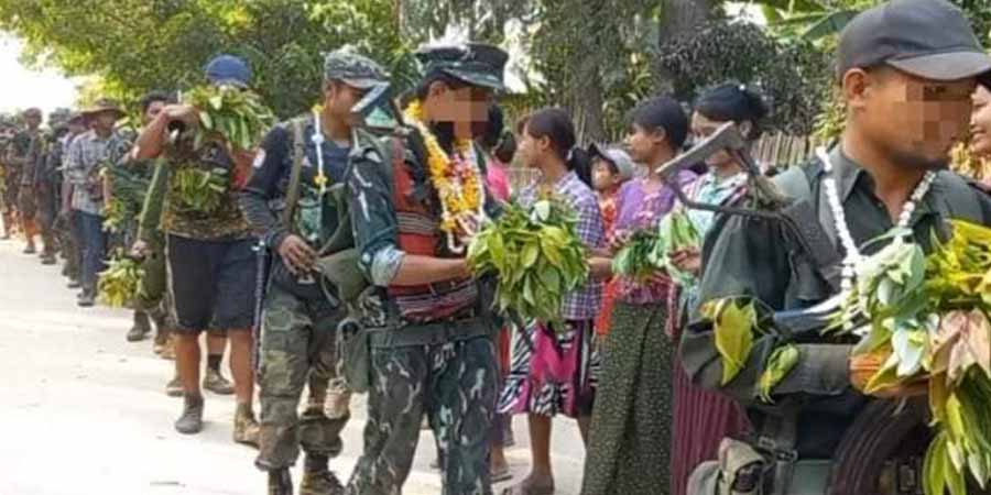 ဖောင်းပြင်မြို့နယ်၌  စစ်ကောင်စီတပ်နှင့်ပူးပေါင်းအဖွဲ့များကို PDF က မိုင်းဆွဲတိုက်ခိုက်