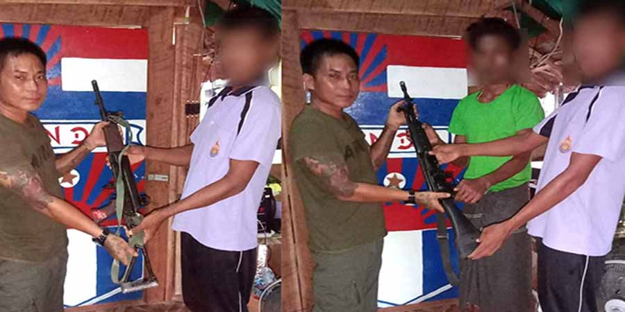အကြမ်းဖက်စစ်ကောင်စီ ရှေ့တန်းစခန်းမှ တပ်သား ၂ ဦး လက်နက်နှင့်တကွ KNDO ထံအလင်းဝင်
