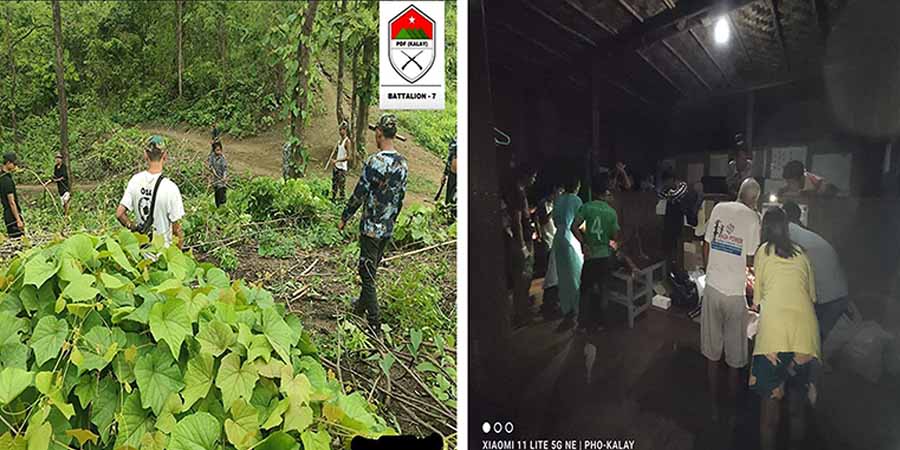 ကလေးမြို့နယ်၌  စစ်ကောင်စီတပ် မိုင်းဆွဲတိုက်ခံရ၊  စစ်တပ် ရမ်းသန်းပစ်ခတ်သဖြင့် ပြည်သူ ၈ ဦးဒဏ်ရာရ